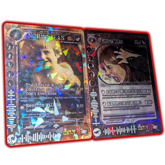 Norma Jean Holographic Trading Card Set