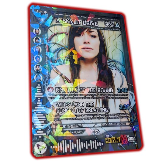 A Skylit Drive Holographic Trading Card