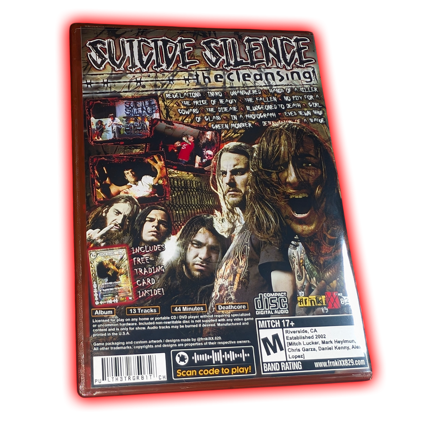Suicide Silence Game Case