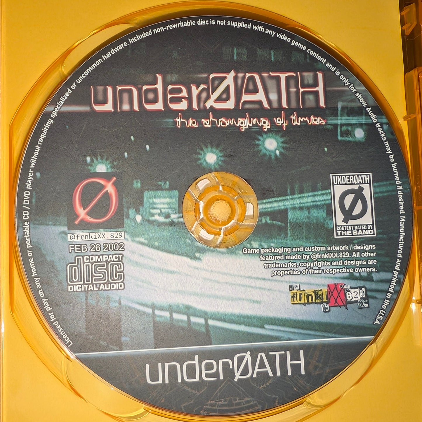 Underoath (T.C.O.T.) Game Case