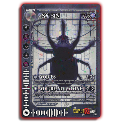 Saosin Holographic Trading Card