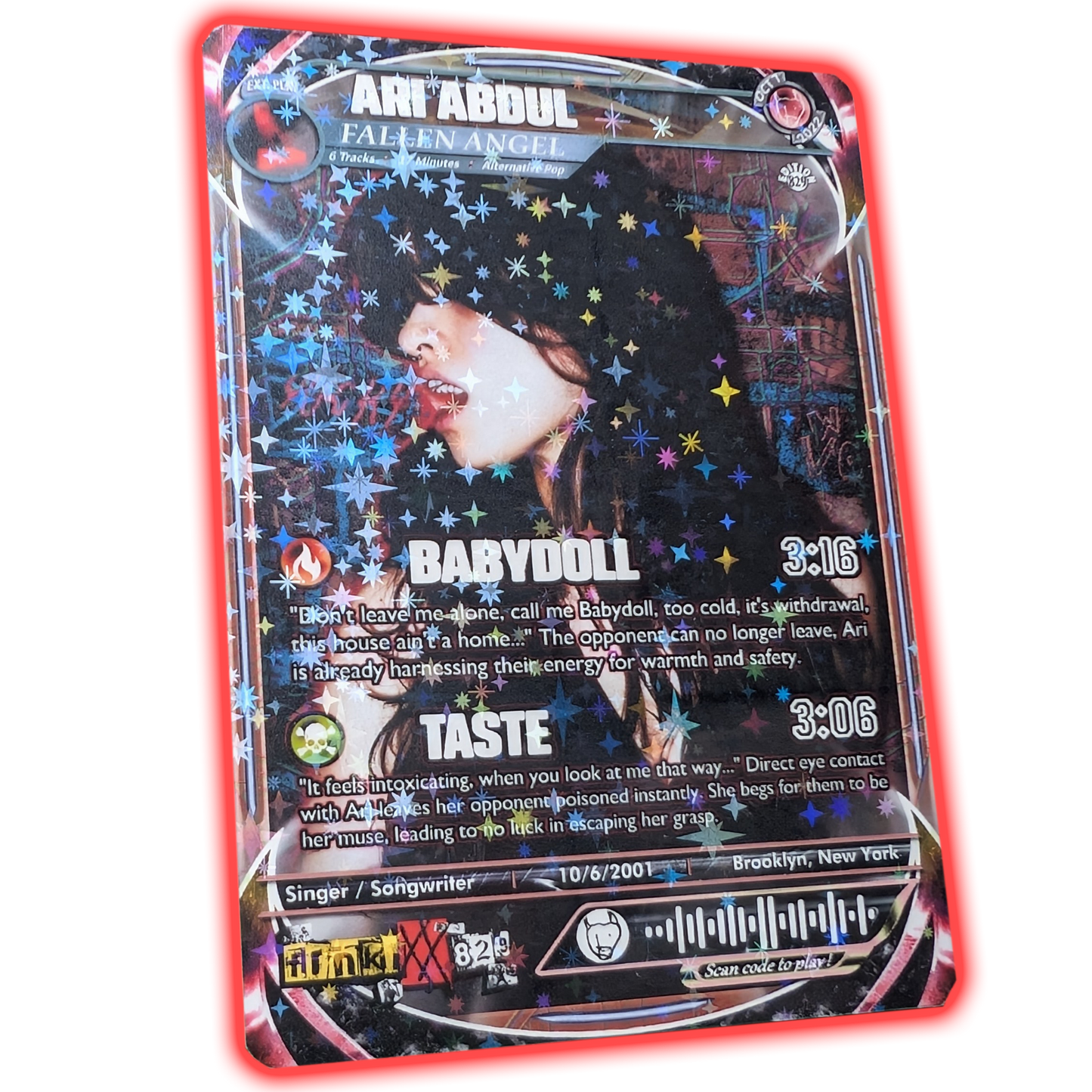 Ari Abdul Holographic Trading Card