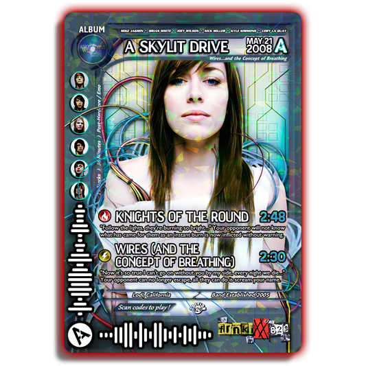 A Skylit Drive Holographic Trading Card