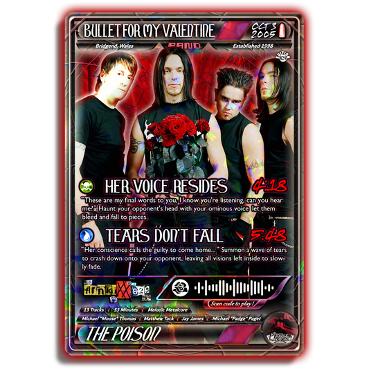 B.F.M.V. Holographic Trading Card