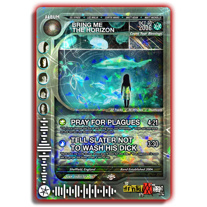 B.M.t.H. Holographic Trading Card Set