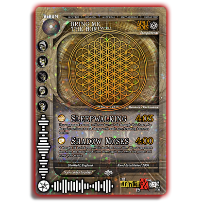 B.M.t.H. Holographic Trading Card Set