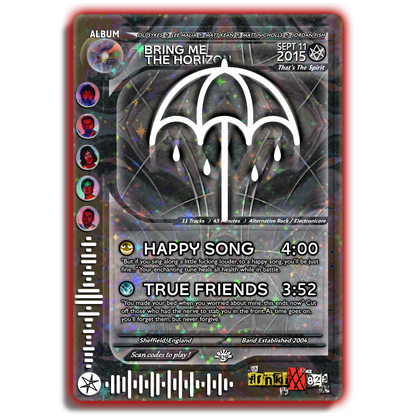 B.M.t.H. Holographic Trading Card Set