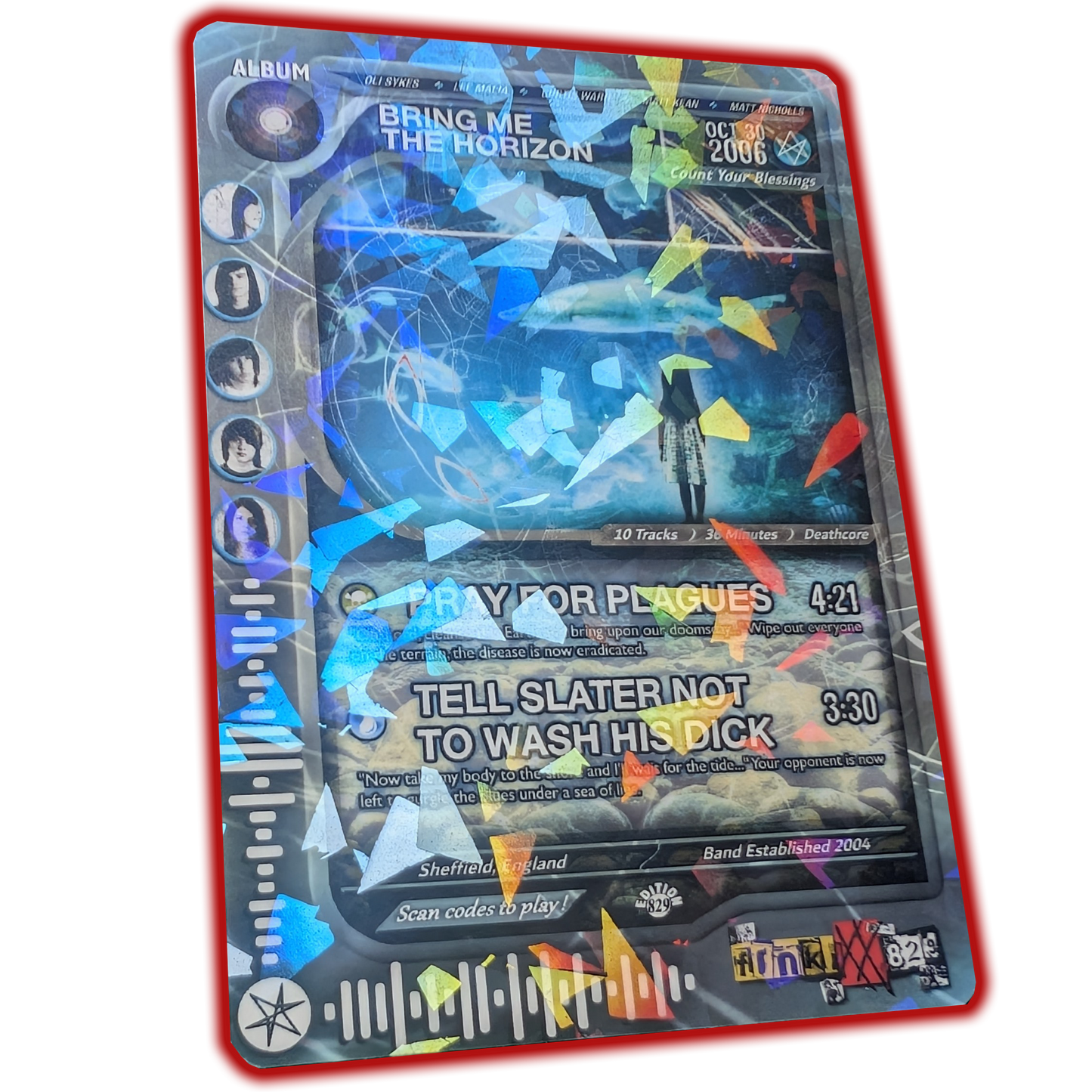 Bring Me The Horizon Holographic Trading Card Set