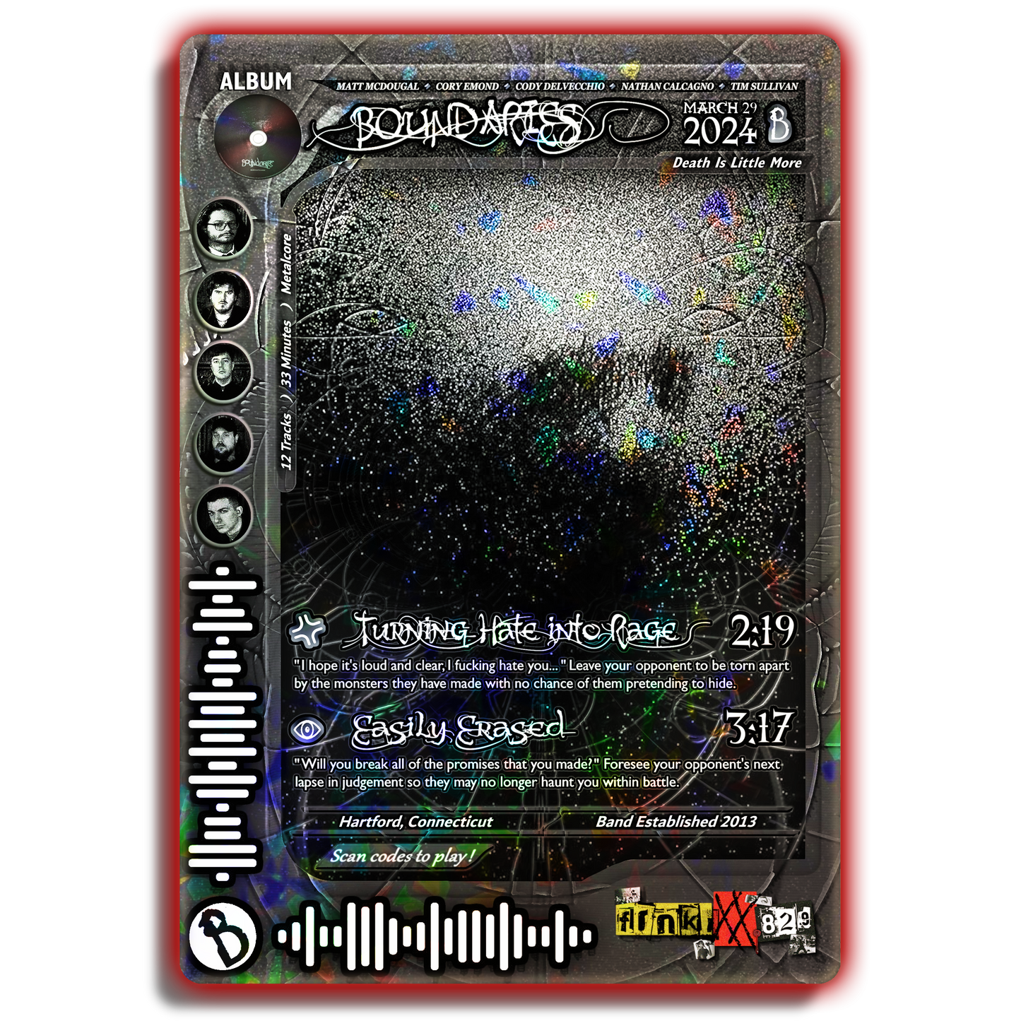 Boundaries Holographic Trading Card Set