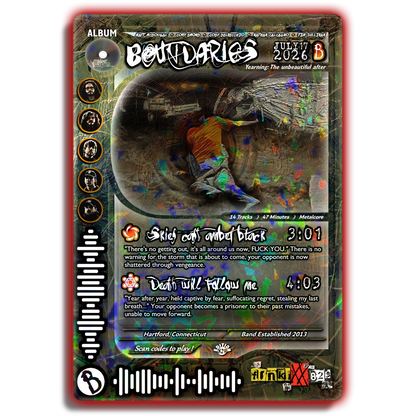 Boundaries Holographic Trading Card Set