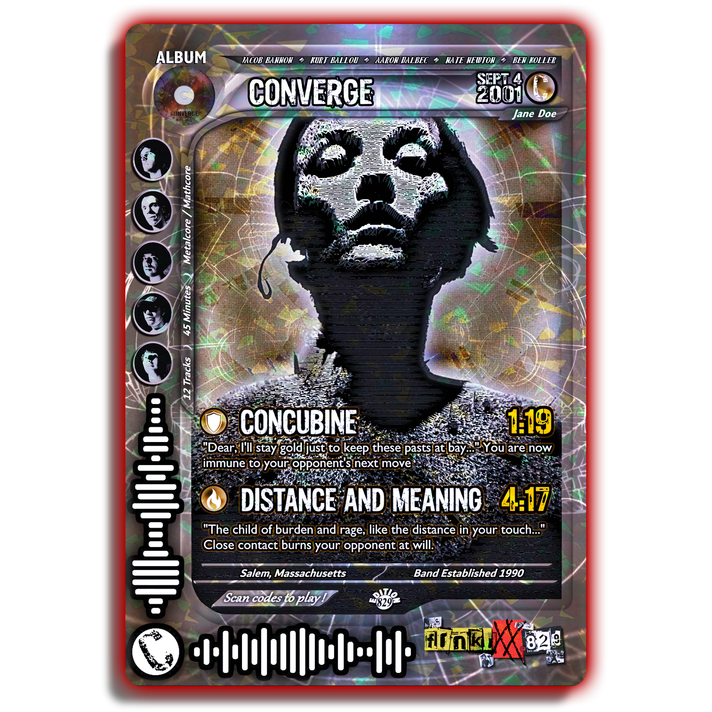 Converge Holographic Trading Card