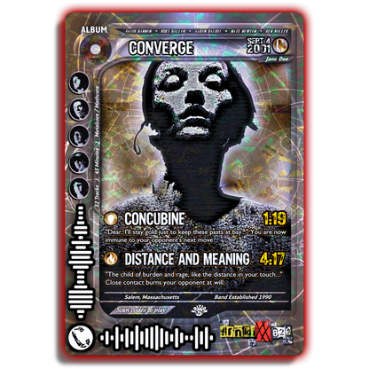 Converge Holographic Trading Card