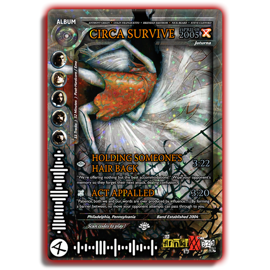 Circa Survive Holographic Trading Card