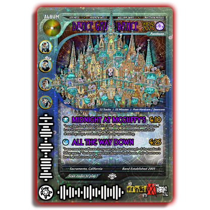 Dance Gavin Dance Holographic Trading Card Set