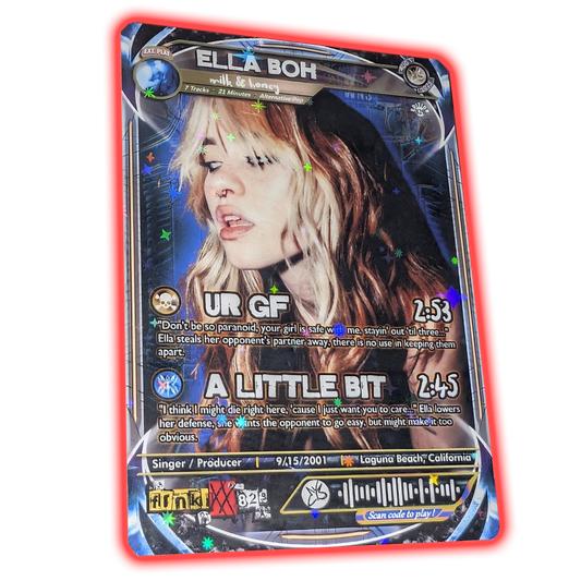 Ella Boh Holographic Trading Card