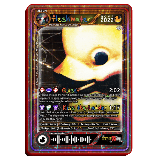Fleshwater Holographic Trading Card Set