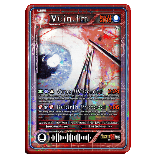 Vein.fm Holographic Trading Card Set