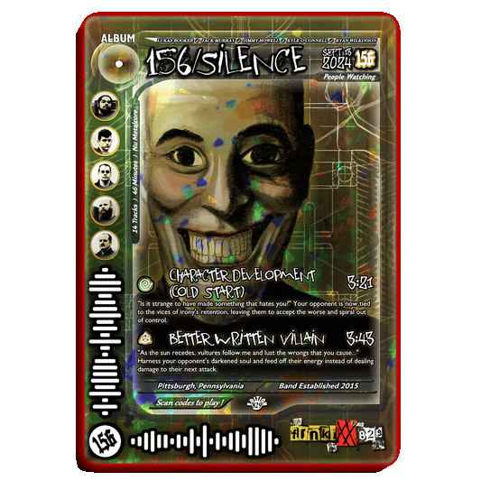 156/Silence Holographic Trading Card Set