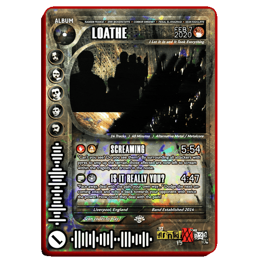 Loathe Holographic Trading Card Set