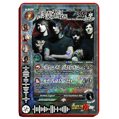 B.M.t.H. Holographic Trading Card Set