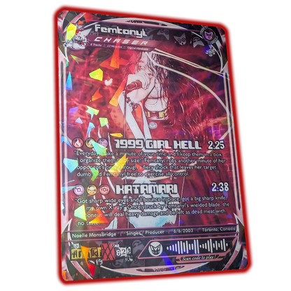 femtanyl Holographic Trading Card Set