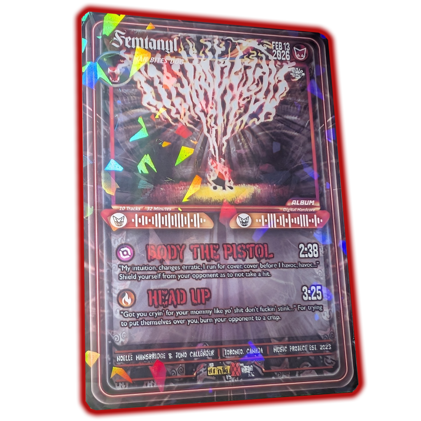 femtanyl Holographic Trading Card Set