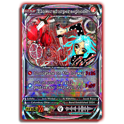 flowersforpersephone Holographic Trading Card