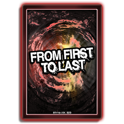 From First To Last (W.W.B.A.) Holographic Trading Card