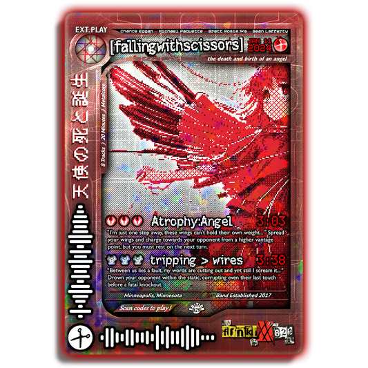 fallingwithscissors Holographic Trading Card