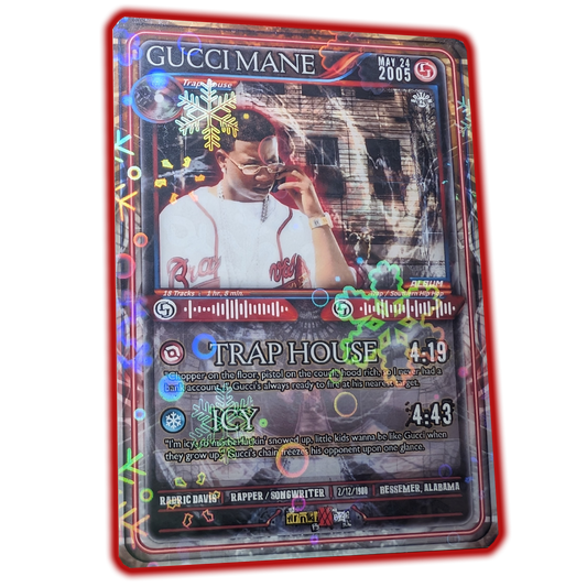 Gucci Mane Holographic Trading Card