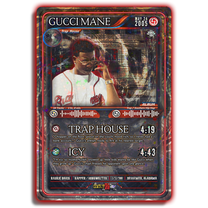 Gucci Mane Holographic Trading Card