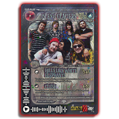 Isles & Glaciers Holographic Trading Card