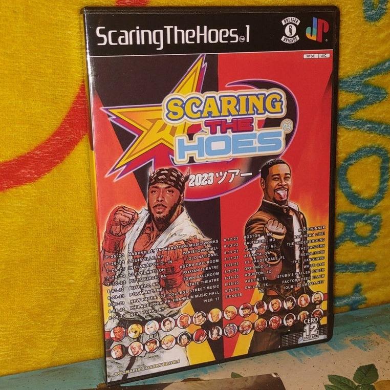 JPEGMAFIA & Danny Brown - 'Scaring The Hoes' 2023 Tour Game Case