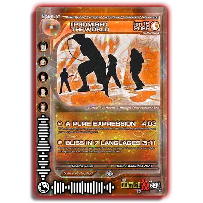 I Promised The World Holographic Trading Card Set