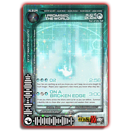I Promised The World Holographic Trading Card Set