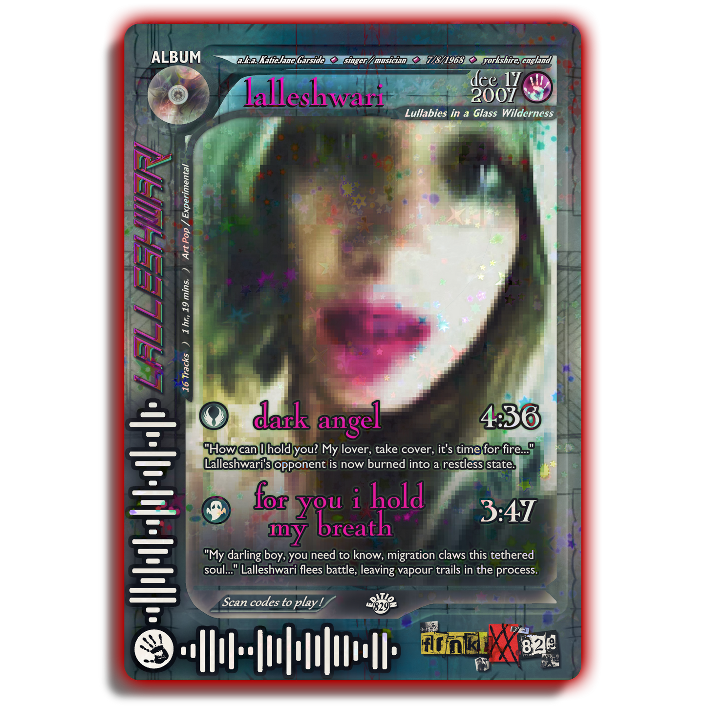 Lalleshwari Holographic Trading Card