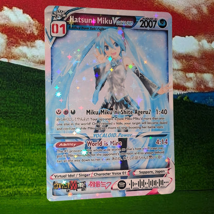 Miku Holographic Trading Card
