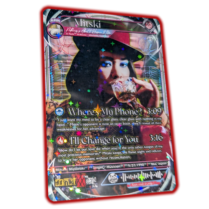 Mitski Holographic Trading Card