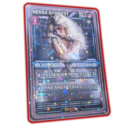Nessa Barrett Holographic Trading Card