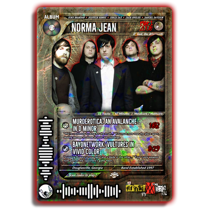 Norma Jean Holographic Trading Card Set