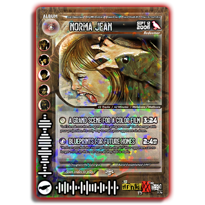 Norma Jean Holographic Trading Card Set