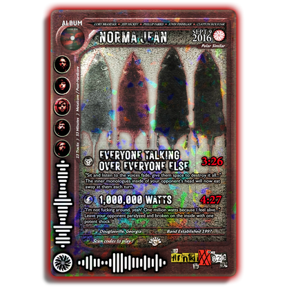Norma Jean Holographic Trading Card Set