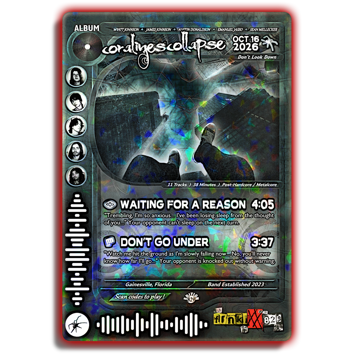 Coraline's Collapse Holographic Trading Card