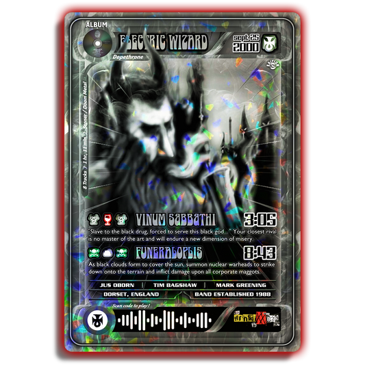 Electric Wizard Holographic Trading Card