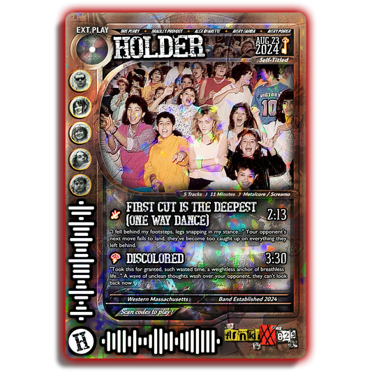 holder Holographic Trading Card
