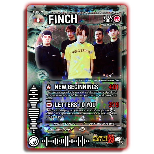 Finch Holographic Trading Card