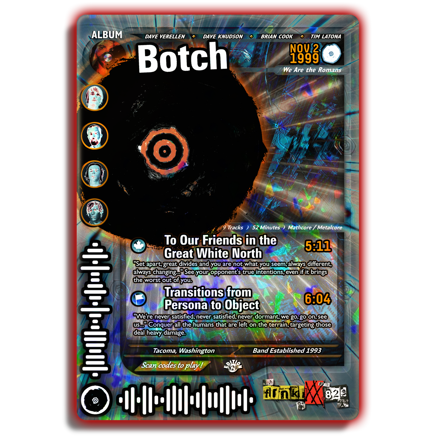 Botch Holographic Trading Card
