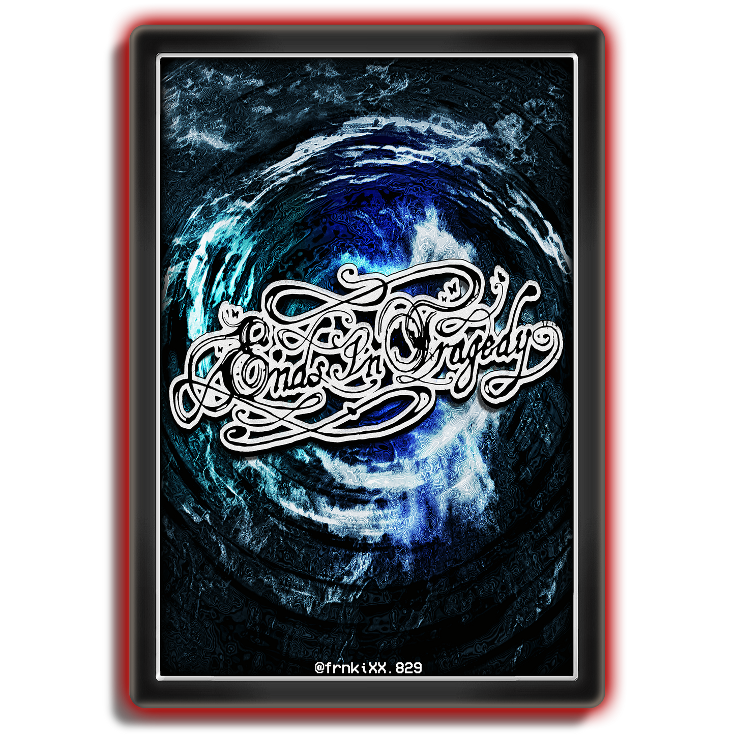 Ends In Tragedy Holographic Trading Card