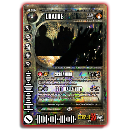 Loathe Holographic Trading Card Set