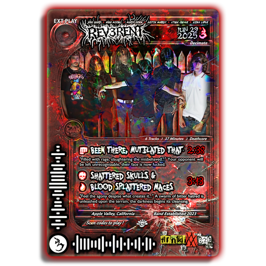 Rev3rent Holographic Trading Card